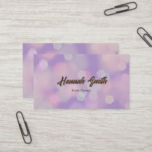 Professional faux glamourous modern elegant plain business card