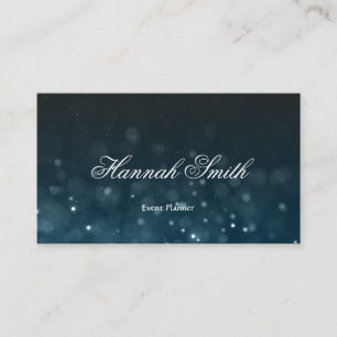Professional faux glamourous modern elegant plain business card