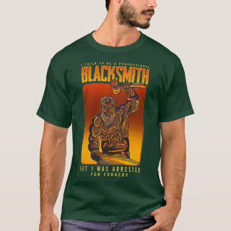 Professional Fire Forged Knife Blacksmith T T-Shirt
