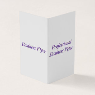 Professional Folded Business Card