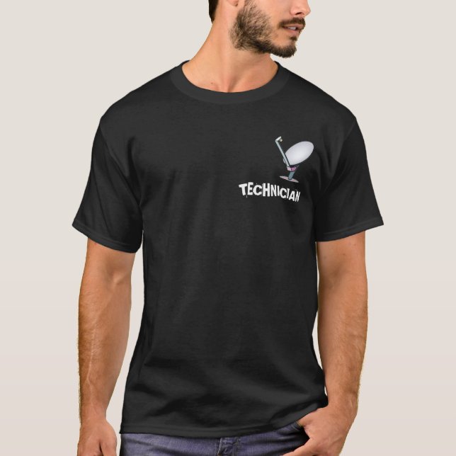 PROFESSIONAL FTA SATELLITE DISH TECHNICIAN T-Shirt (Front)