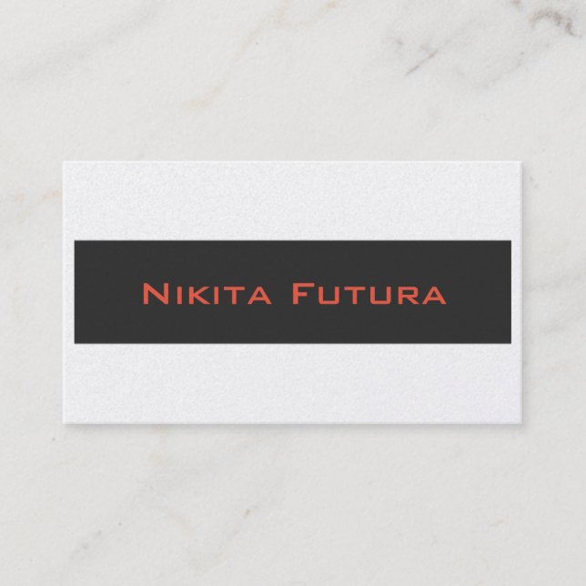 professional geometric Patterns Business Card (Front)