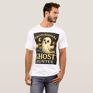Professional Ghost Hunter Funny Halloween Graphic T-Shirt