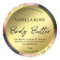 Professional Glitter Pink Gold Body Butter Labels