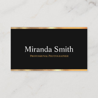 Professional Gold Business Card