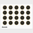Professional Gold Glitter Border Modern Business