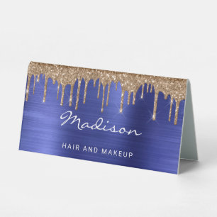 Professional Gold Glitter Hair And Makeup