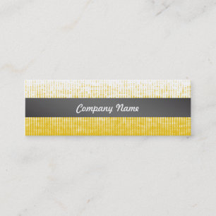 Professional Gold Grey Skinny Business Card