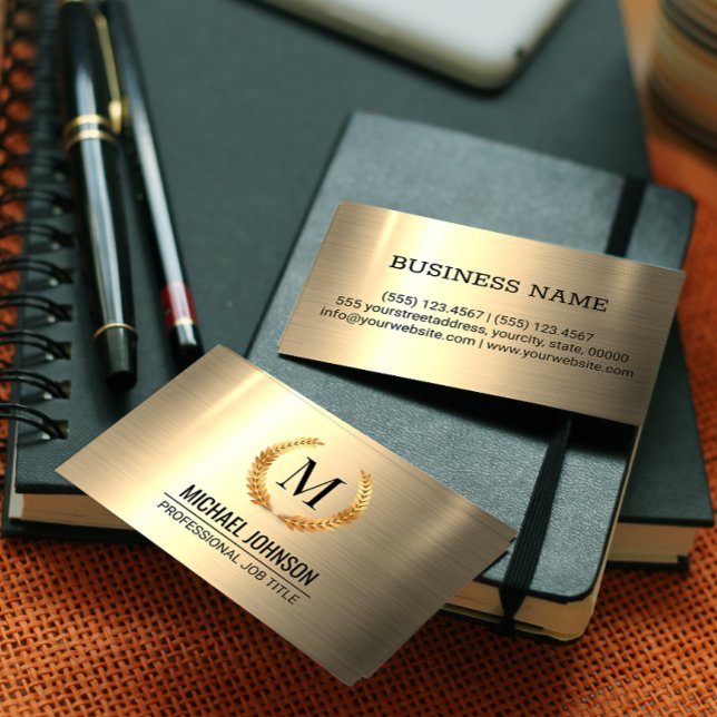 Professional Gold Stainless Steel Metal Business Card (Creator Uploaded)