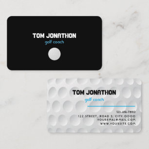 Professional Golf Coach Business Card