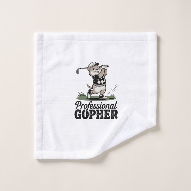 Professional Gopher - Golf Wash Cloth (Wash Cloth)