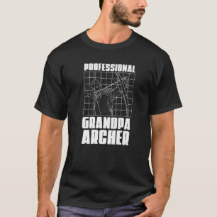 Professional Grandpa Archer Archer Bow Archery Gr T-Shirt