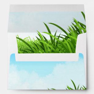 Professional Green Lawn Care & Landscaping Envelope