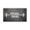 Professional Grunge Personal Trainer Business Card
