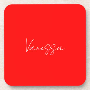 Professional handwriting name custom  coaster