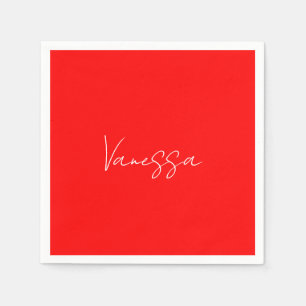 Professional handwriting name custom napkin