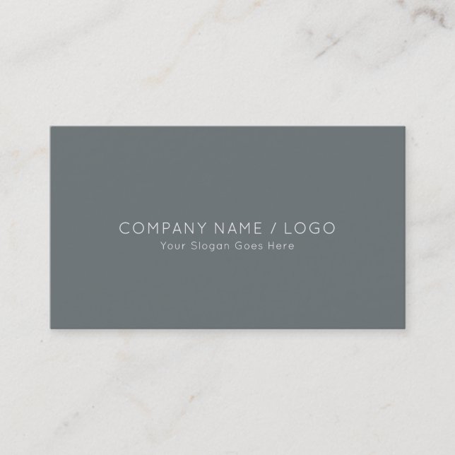 Professional Harmonic Classic Colours Elegant Plai Business Card (Front)