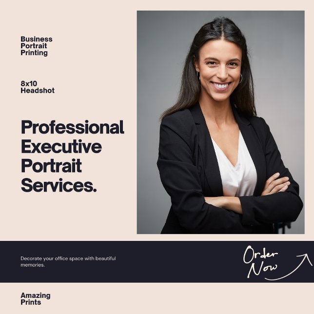 Professional Headshot 8" x 10" Photo Print (Professional Headshot 8" x 10" Photo Printing)