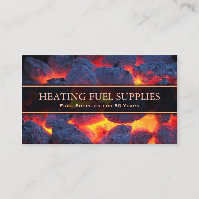 Professional Heating Servicing - Business Card (Front)