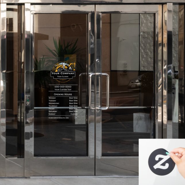 Professional Heavy Equipment Construction Company  (Office Door)