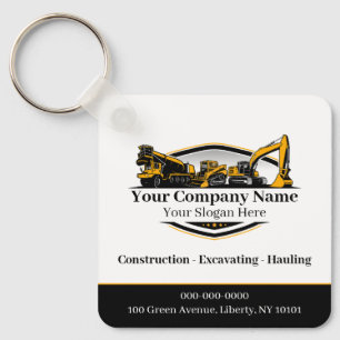 Professional Heavy Equipment Construction Company  Key Ring