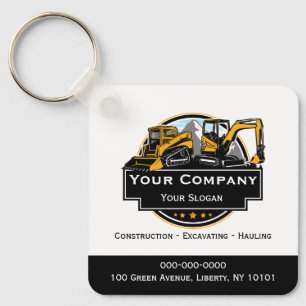 Professional Heavy Equipment Construction Company  Key Ring