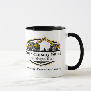 Professional Heavy Equipment Construction Company Mug