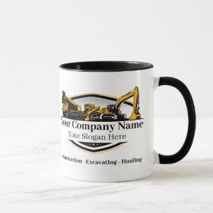 Professional Heavy Equipment Construction Company Mug