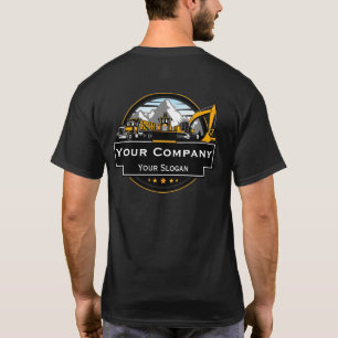 Professional Heavy Equipment Construction Company T-Shirt