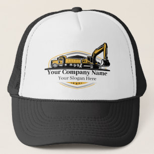 Professional Heavy Equipment Construction Company Trucker Hat