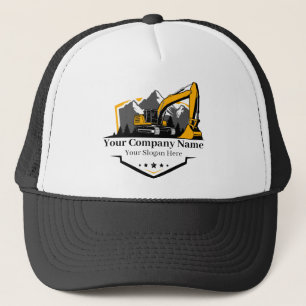 Professional Heavy Equipment Construction Company Trucker Hat