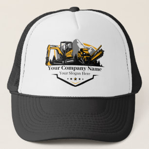 Professional Heavy Equipment Construction Company Trucker Hat