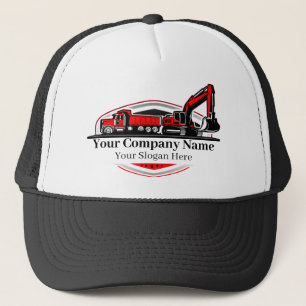 Professional Heavy Equipment Construction Company Trucker Hat