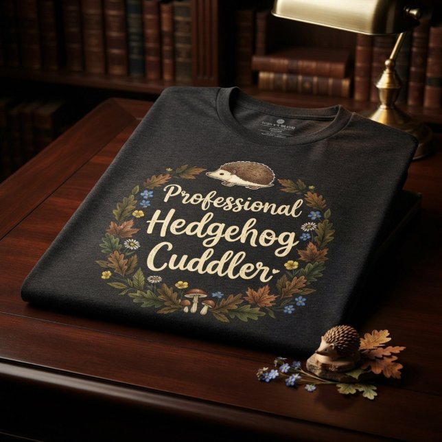 Professional Hedgehog Cuddler Tri-Blend Shirt (Creator Uploaded)