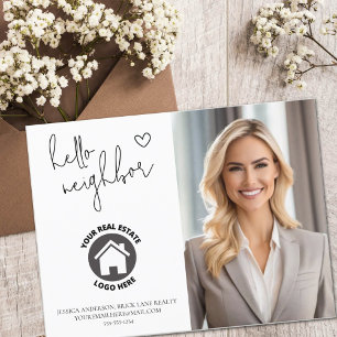 Professional Hello Neighbour Real Estate  Postcard