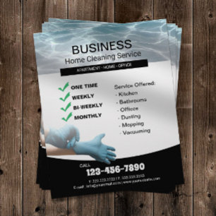 Professional Home Cleaning House Keeping Service Flyer