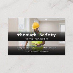 Professional Home Inspection Inspector Services Business Card