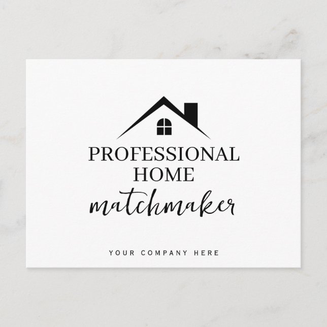 Professional Home Matchmaker Realty Postcard (Front)