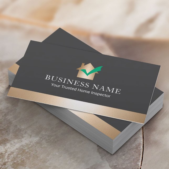 Professional Home Real Estate Inspection Business Card (Creator Uploaded)