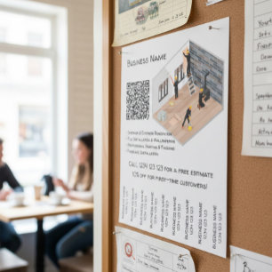 Professional Home Renovation with Tear-Off Tabs Flyer