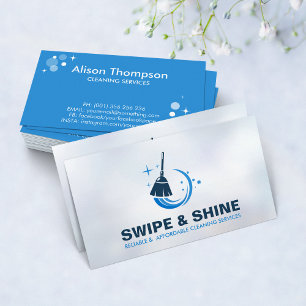 Professional House Cleaning Services Business Card