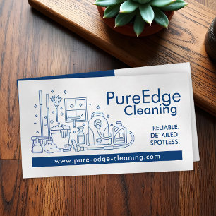 Professional House Cleaning Services Business Card