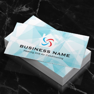 Professional HVAC Heating & Air Conditioning  Business Card