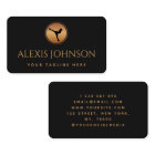 Professional Ice Skating Coach Gold & Black Logo