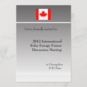 professional, international business meeting invitation