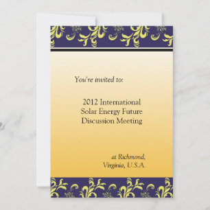 professional, international,company meeting invitation