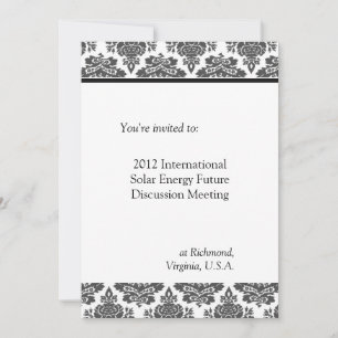 professional, international,company meeting invitation