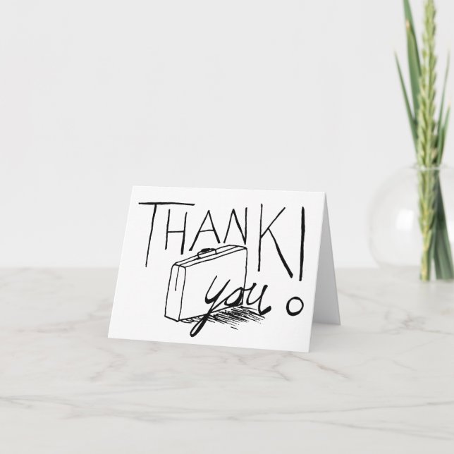 Professional & Interview Thank You Card (Front)