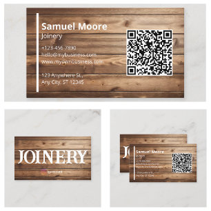 Professional Joinery Templates Business Card