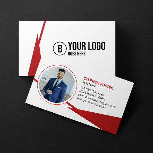 Professional Just Listed Real Estate Agent Broker Business Card